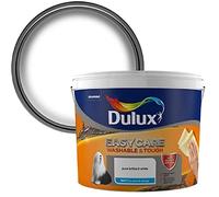 Dulux Easycare Pure Brilliant white Matt Emulsion paint 10L Tub