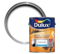 Dulux Easycare Pure brilliant white Matt Emulsion paint 5L