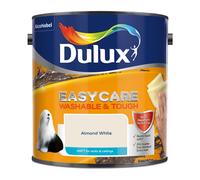 Dulux Easycare Washable and Tough Matt Emulsion Paint For Walls And Ceilings - Almond White 2.5 Litres