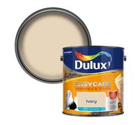 Dulux Easycare Washable and Tough Matt Emulsion Paint For Walls And Ceilings - Ivory 2.5 Litres