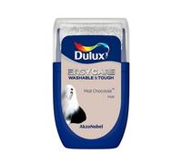 Dulux Easycare Washable & Tough Malt Chocolate Matt Wall & Ceiling Emulsion Paint, 30Ml Tester Pot