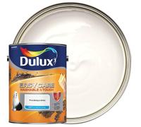 Dulux Easycare Pure brilliant white Matt Emulsion paint 5L