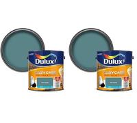 Dulux Easycare Washable & Tough Matt Emulsion Paint - Teal Voyage - 2.5L (Pack of 2)