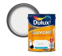 Dulux Easycare Washable & tough White cotton Matt Emulsion paint 5L