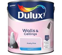 Dulux 2.5l Matt Standard Emulsion Paint, Pretty Pink