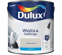 Dulux Walls & Ceilings Matt Paint - Pebble Shore, 2.5L