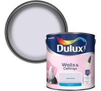 Dulux Matt Emulsion Paint For Walls And Ceilings - Violet White 2.5 Litres