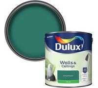 Dulux Walls & Ceilings Silk Emulsion Paint, Emerald Glade, 2.5 Litres