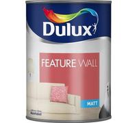 Dulux Feature Wall Matt Emulsion Paint Redcurrant Glory 2.5L