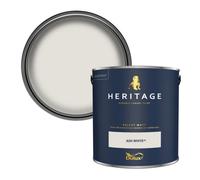 Dulux Heritage Velvet Matt Paint 2.5L, Ash White, Luxury Durable Matt Emulsion