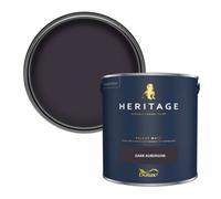 Dulux Heritage Dark Aubergine Velvet Matt Wall Paint, 2.5L