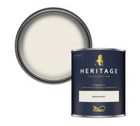 Dulux Heritage Grecian White Eggshell Wall Paint, 750Ml