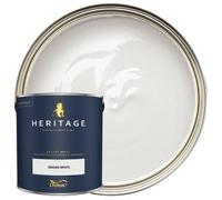 Dulux Heritage Velvet Matt Paint 2.5L, Indian White, Luxury Durable Matt Emulsion
