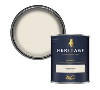 Dulux Trade Heritage Ochre White Eggshell Wall Paint, 750Ml