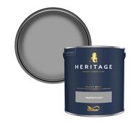 Dulux Heritage Matt Emulsion Paint Pewter Plate - 2.5L