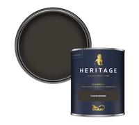 Dulux Heritage Tudor Brown Eggshell Interior Metal & Wood Paint, 750Ml