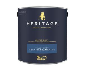 Dulux Heritage Velvet Matt Emulsion Paint - 2.5 Litres - All Colours