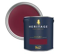Dulux Heritage Velvet Matt Paint 125ml, Florentine Red, High Quality Matt Emulsion Paint