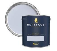 Dulux Heritage Velvet Matt Paint 125ml, Lavender Grey, High Quality Matt Emulsion Paint