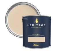 Dulux Heritage Velvet Matt Paint 125ml, Pearl Barley, High Quality Matt Emulsion Paint