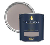 Dulux Heritage Velvet Matt Paint 125ml, Terra Ombra, Luxury Durable Matt Emulsion