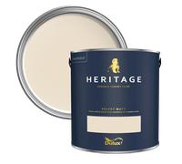 Dulux Heritage Velvet Matt Paint 125ml, Voile White, High Quality Matt Emulsion Paint