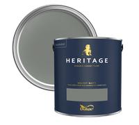 Dulux Heritage Velvet Matt Paint 125ml, Waxed Khaki, High Quality Matt Emulsion Paint