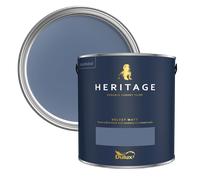 Dulux Heritage Velvet Matt Paint 1L, DH Indigo, High Quality Matt Emulsion Paint