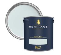 Dulux Heritage Velvet Matt Paint 2.5L, Clear Skies, Luxury Durable Matt Emulsion