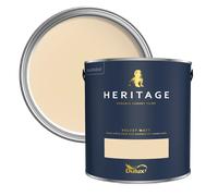 Dulux Heritage Velvet Matt Paint 2.5L, Cream, Luxury Durable Matt Emulsion
