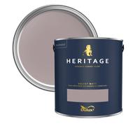 Dulux Heritage Velvet Matt Paint 2.5L, Dusted Heather, Luxury Durable Matt Emulsion