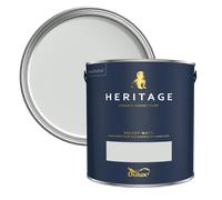 Dulux Heritage Velvet Matt Paint 2.5L, Turtledove Grey, Luxury Durable Matt Emulsion