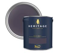 Dulux Heritage Velvet Matt Paint 2.5L, Wild Blackberry, High Quality Matt Emulsion Paint