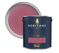 Dulux Heritage Velvet Matt Paint, Fitzrovia Red 2.5L