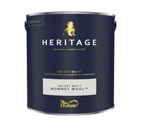 Dulux Heritage Velvet Matt Emulsion Paint, 2.5L, Romney Wool
