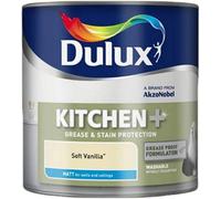 Dulux Kitchen Plus Grease Proof Matt Paint 2.5 L Soft Vanilla