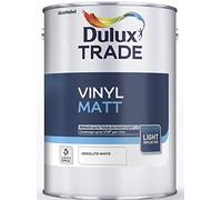 Dulux Light & Space Matt Emulsion Paint For Walls And Ceilings - Absolute White 5 Litres