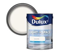 Dulux Light & Space Matt Emulsion Paint For Walls And Ceilings - Absolute White 5 Litres