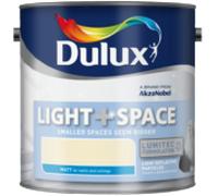 Dulux Light & Space Matt Emulsion Paint, 2.5L, Honey Beam