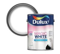 Dulux Magic White Matt Paint for Walls and Ceilings, Pure Brilliant White 5L