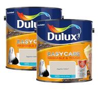 Dulux Matt Emulsion | Egyptian Cotton Paint For Walls And Ceilings | Egyptian Cotton 5Litre (2 x 2.5L) | Fully Washable Paint