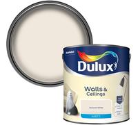 Dulux Matt Emulsion Paint For Walls And Ceilings - Almond White 2. 5 Litres