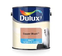 Dulux Matt Emulsion Paint For Walls And Ceilings - Copper Blush 2. 5 Litres
