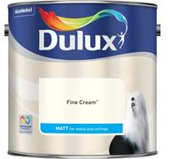 Matt Emulsion Paint For Walls And Ceilings - Fine Cream 2.5 Litres