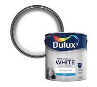 Dulux Matt Emulsion Paint For Walls And Ceilings - Pure Brilliant White 2. 5 Litres