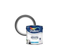 Dulux Matt Emulsion Paint For Walls And Ceilings - Pure Brilliant White 2. 5 Litres
