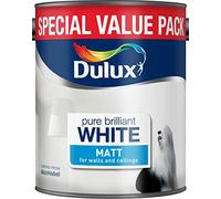 Dulux Matt Pure Brilliant White Wall and Ceilings 3L 391477