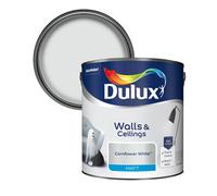 Dulux Matt Emulsion Paint For Walls And Ceilings - Cornflower White 2.5 Litres