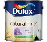 Dulux Natural Hints Silk Paint 2.5 Litre Violet White