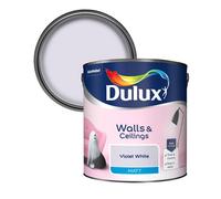 Dulux Natural Hints Violet White Matt Wall & Ceiling Emulsion Paint, 2.5L